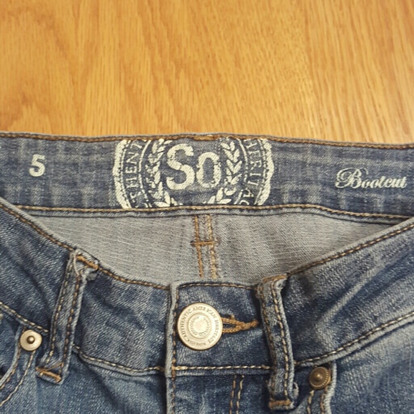 SO Athletic Heritage Bootcut blue denim jeans - Picture 2 of 4